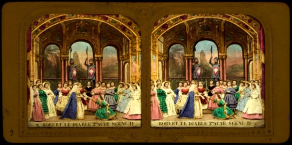 Stereokort, Robert le Diable 3, acte II, scène II - SMV - S105b