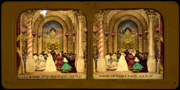 Stereokort, Robert le Diable 12, acte V, scène IV - SMV - S113b