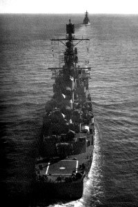 Stern view of USS Dahlgren (DLG-12) in 1966