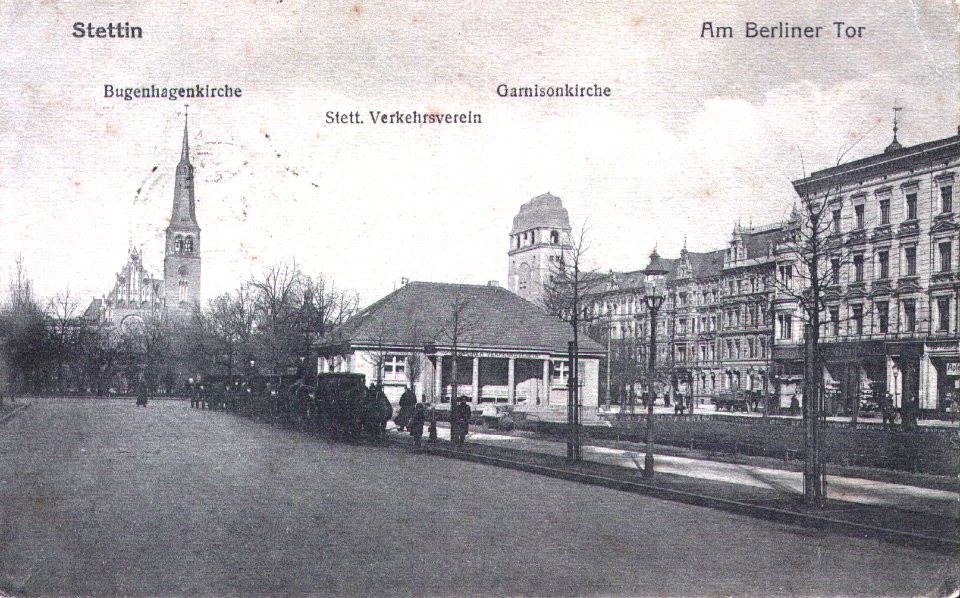 Stettin 1918 10 06 Am Berliner Tor a