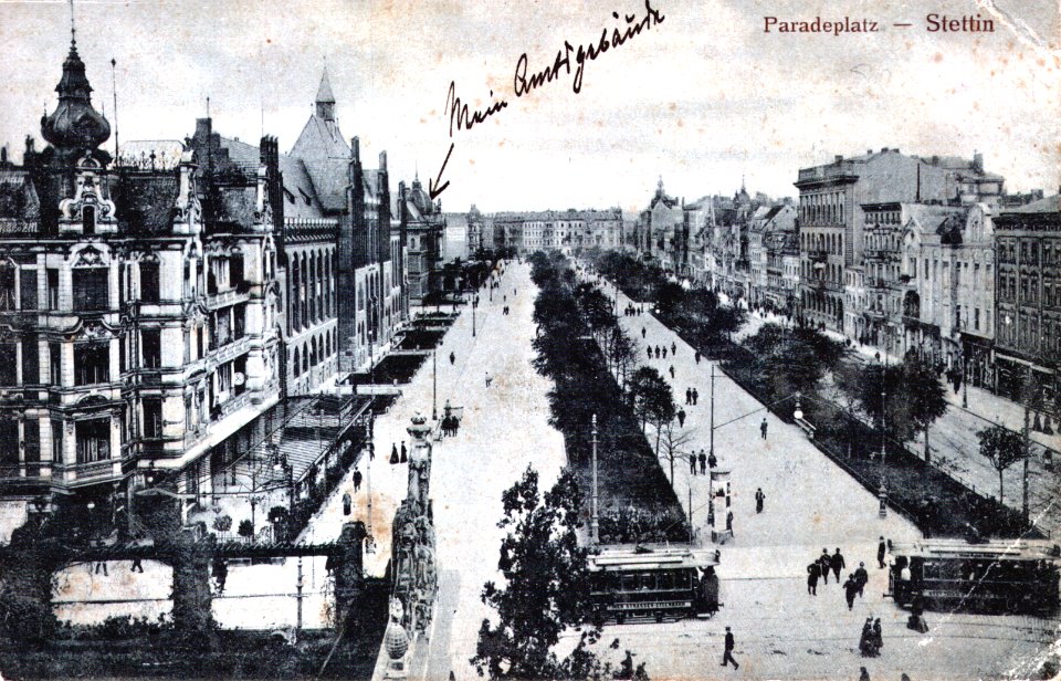 Stettin 1917 07 18 Paradeplatz a