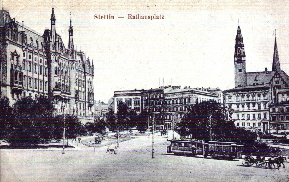 Stettin 1921 10 21 Rathausplatz a