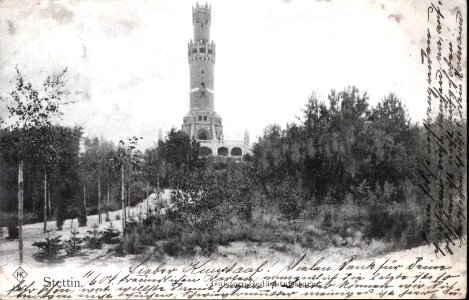 Stettin 1904 06 11 Guistorp Gedächtnissturm a