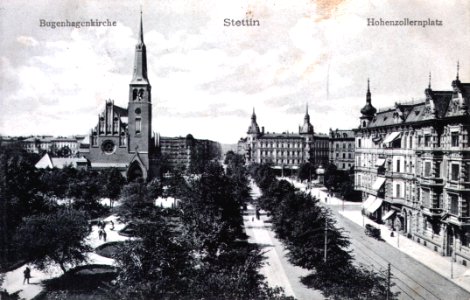 Stettin Bugenhagenkirche Hohenzollernplatz a