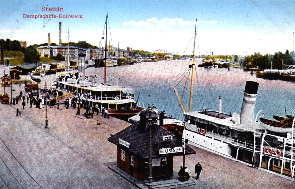 Stettin 1934 07 28 Dampfschiffs-Bollwerk a