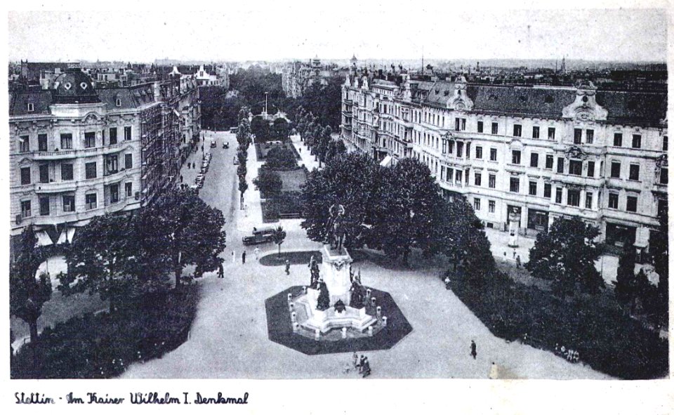 Stettin Kaiser Wilhelm I Denkmal a