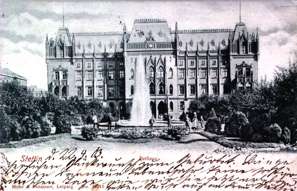Stettin 1903 04 22 Rathaus a