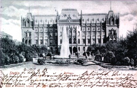 Stettin 1903 04 22 Rathaus a