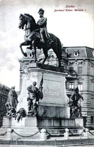 Stettin Denkmal Kaiser Wilhelm I a