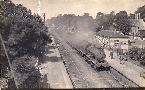 Steventon railway station (postcard) photo