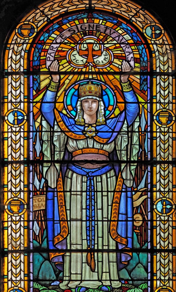 Stained glass windows religion heritage