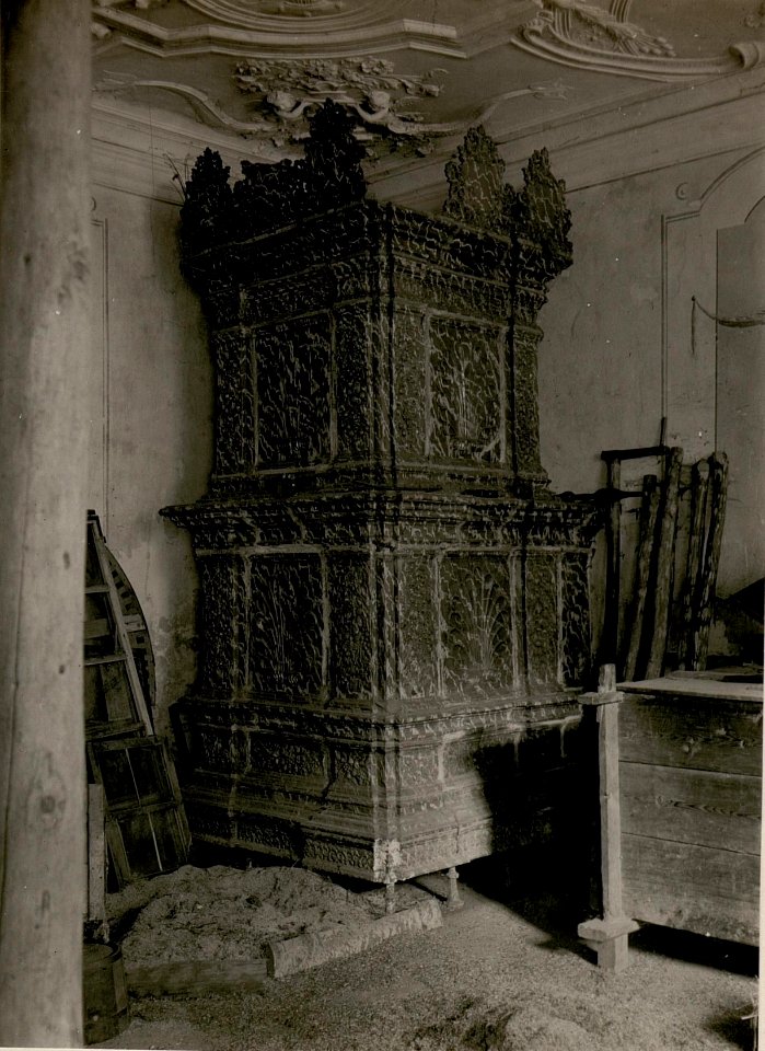 Stift Griffen, Ofen im ehemaligen Refektorium. (BildID 15509501)