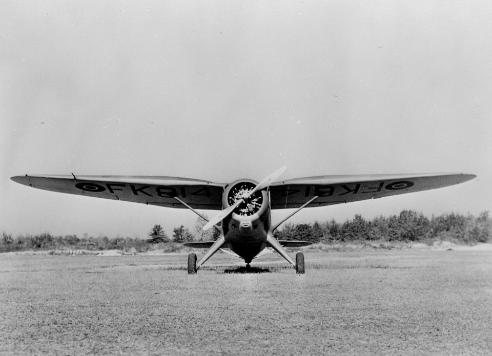 Stinson Reliant I first RAF aircraft