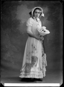 Stina Hedberg in Dunungen at Dramatiska teatern 1914 - SMV - NH032