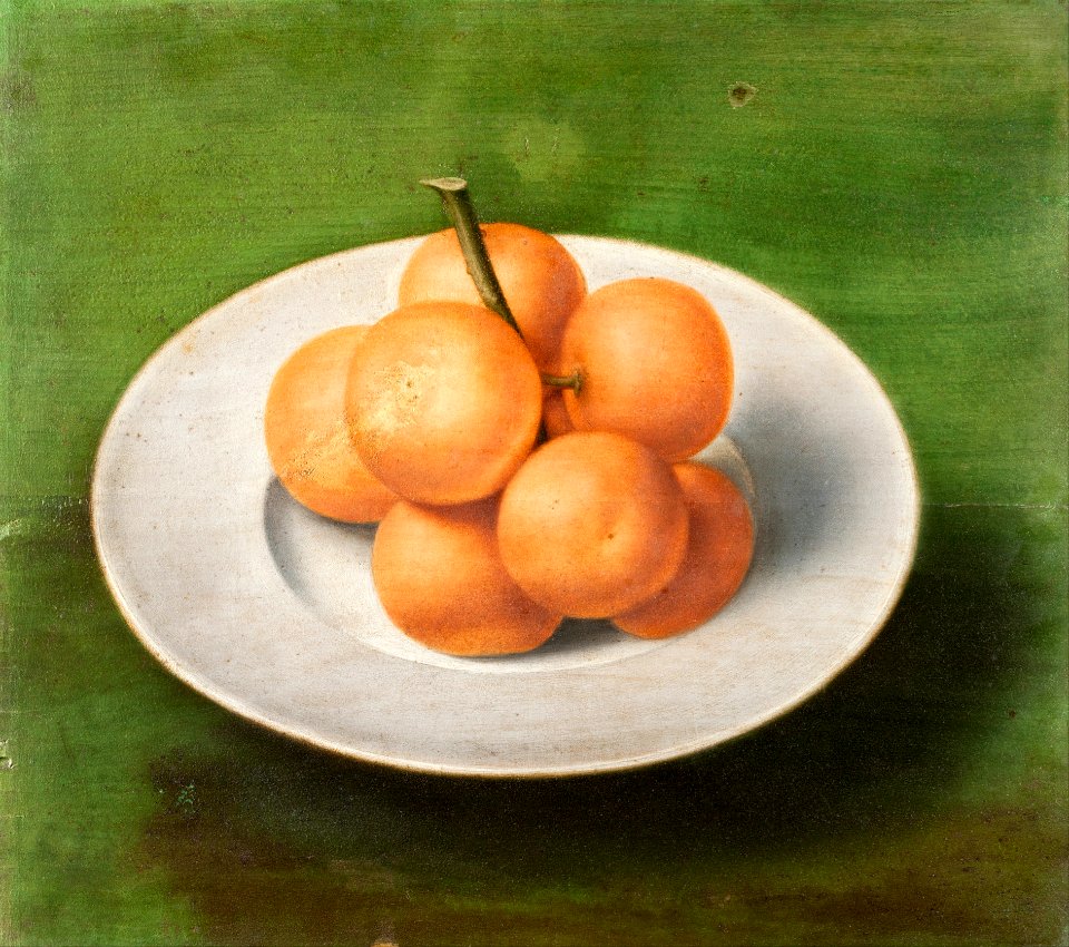 Still life with oranges on a plate - Google Art Project