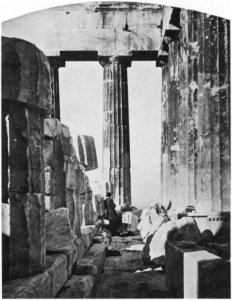 Stillman, William James - Im Parthenon in der Athener Akropolis (Zeno Fotografie)