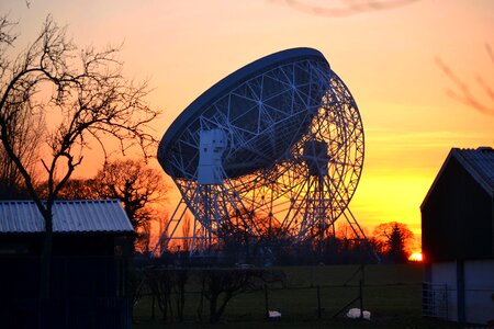 Radio waves sky
