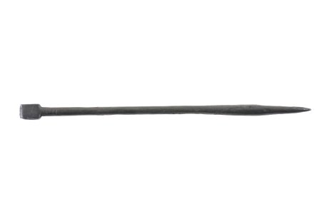 Stilus in ijzer, 75 tot 150 NC, vindplaats- Tongeren, Keverstraat, 1967, tempelterrein, collectie Gallo-Romeins Museum Tongeren, GRM 10989