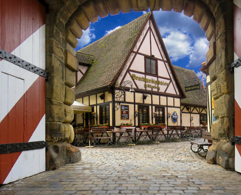 Handwerkerhof middle ages truss