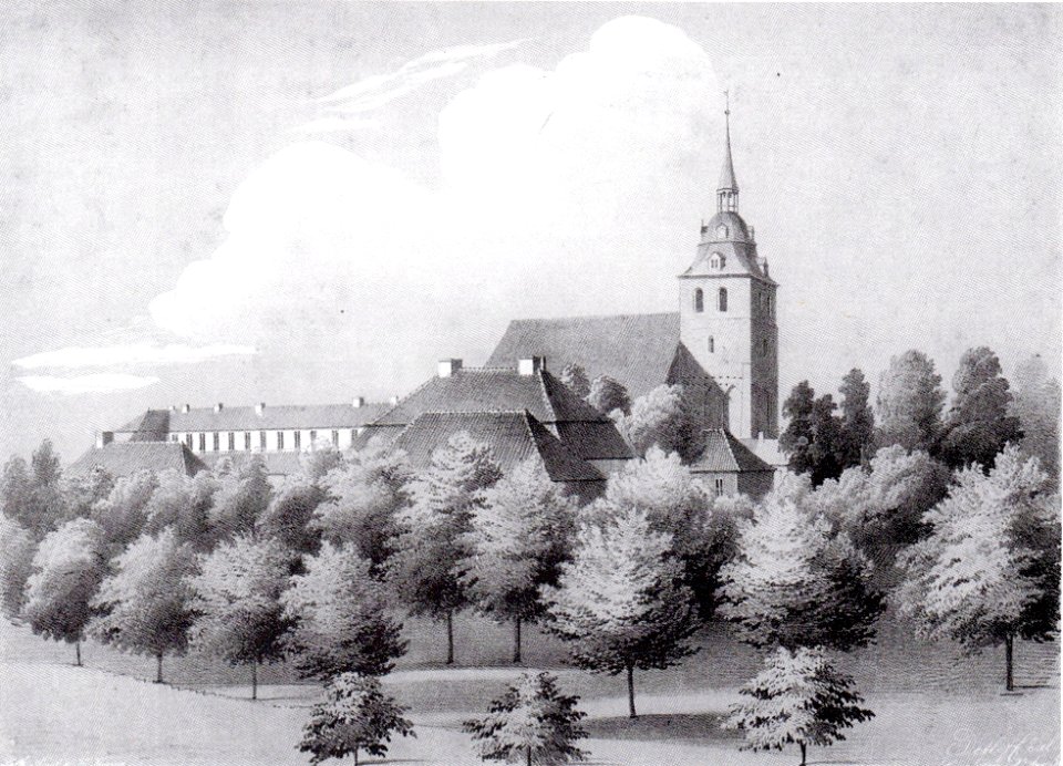 Stmichaeliskircheundritterakademievonnordenlithograpievoncarldetloff1850