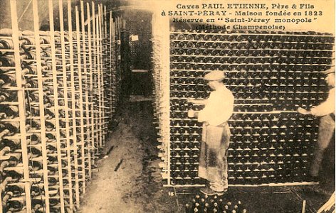 Stockage du saint-péray