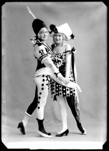 Stockholmsflugor, Södra teatern 1914. Rollporträtt - SMV - GE043