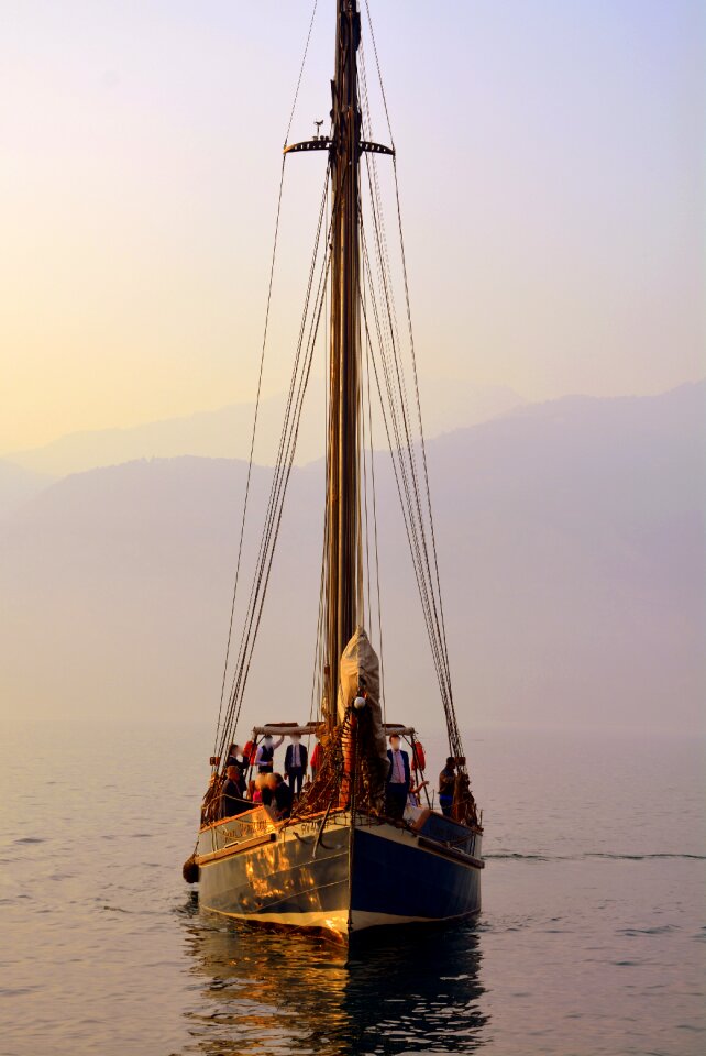 Lake water tourism photo