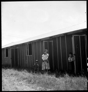 Stockton, California. This family just arrived in the Stockton center this morning. The mother and . . . - NARA - 537842
