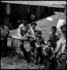 Stockton, California. Young persons of Japanese ancestry, second and third generation Americans. T . . . - NARA - 537722