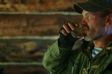 Fisherman vodka cottage