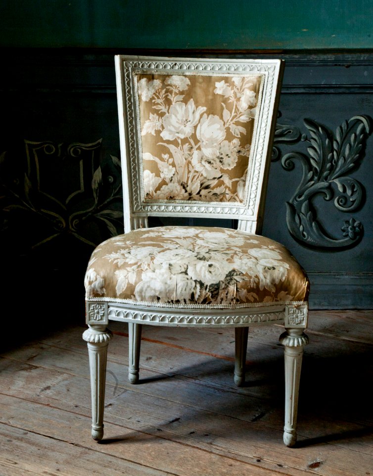 Stol av björk. 1790-tal - Skoklosters slott - 92417