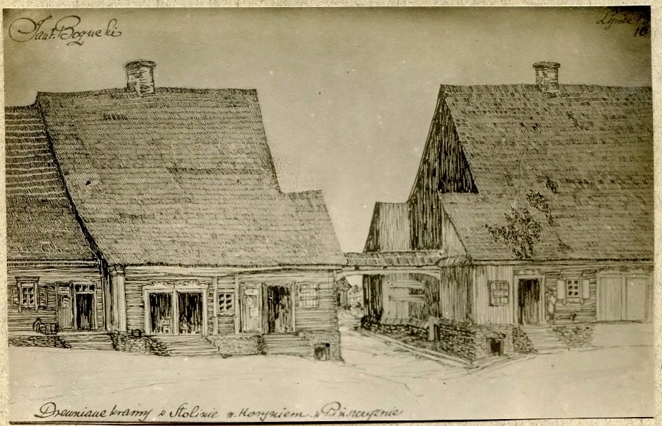 Stolin, Rynak. Столін, Рынак (J. Bahucki, 1916)
