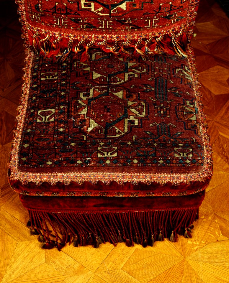 Stol i rökrummet, sits - Hallwylska museet - 56644