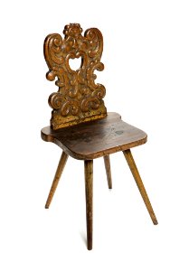 Stol med maskaron, 1600-tal - Hallwylska museet - 108418 photo