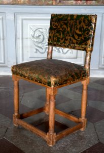 Stol med gyllenläder, 1650 cirka - Skoklosters slott - 103732