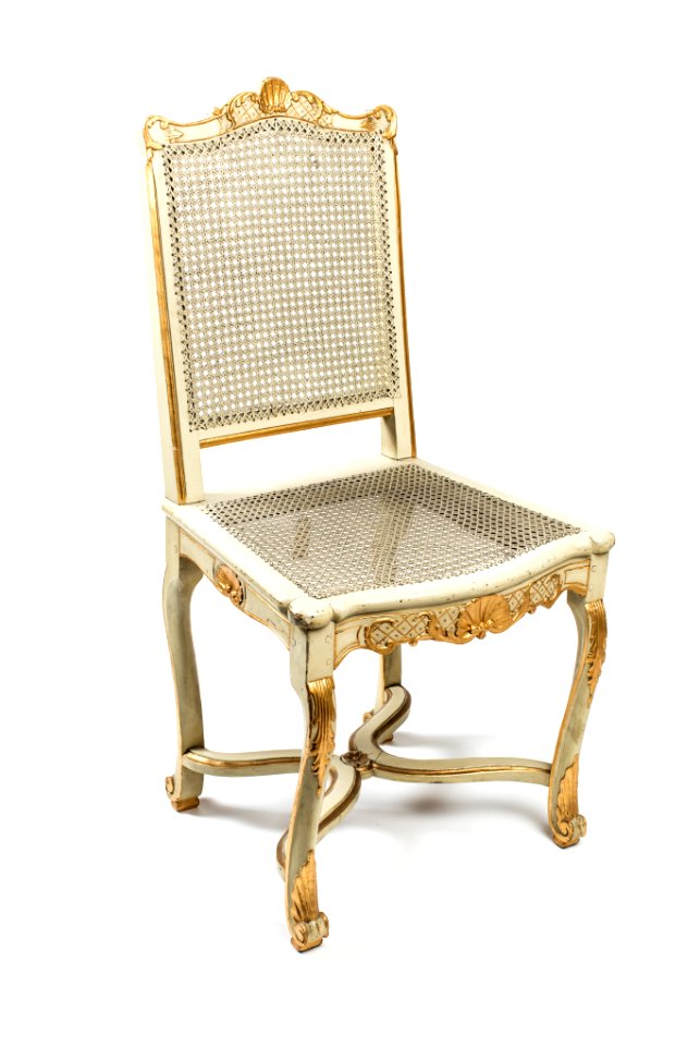 Stol, del av möbelgrupp, 1700-tal - Hallwylska museet - 109817