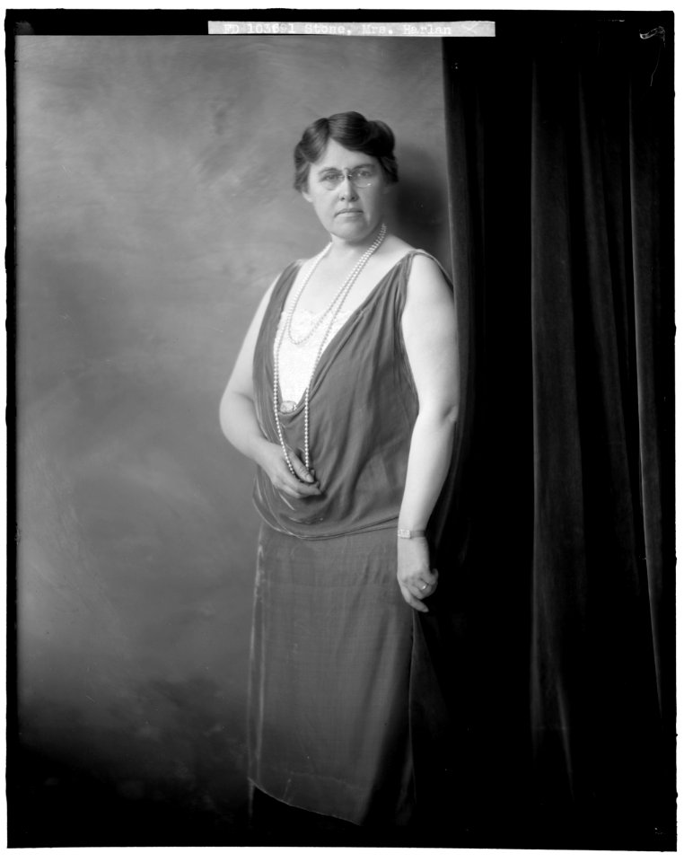 STONE, HARLAN F., MRS. LCCN2016862057