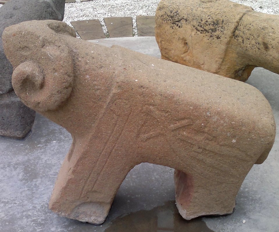 Stone ram in Baku 1