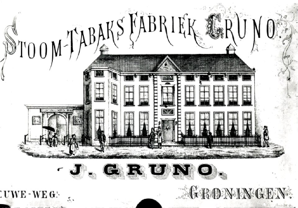 Stoom-tabaksfabriek Gruno in 1921