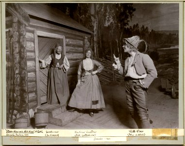 Stor-Klas och Lill-Klas, Svenska teatern 1899. Föreställningsbild - SMV - H10 048