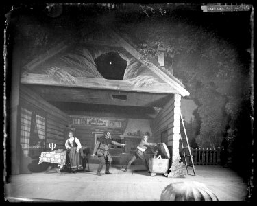 Stor-Klas och Lill-Klas, Svenska teatern 1899. Föreställningsbild - SMV - SvT112