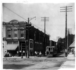 Storage battery street car, Concord, N. C. LCCN2013646432