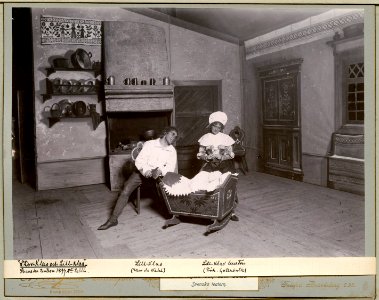 Stor-Klas och Lill-Klas, Svenska teatern 1899. Föreställningsbild - SMV - H10 052