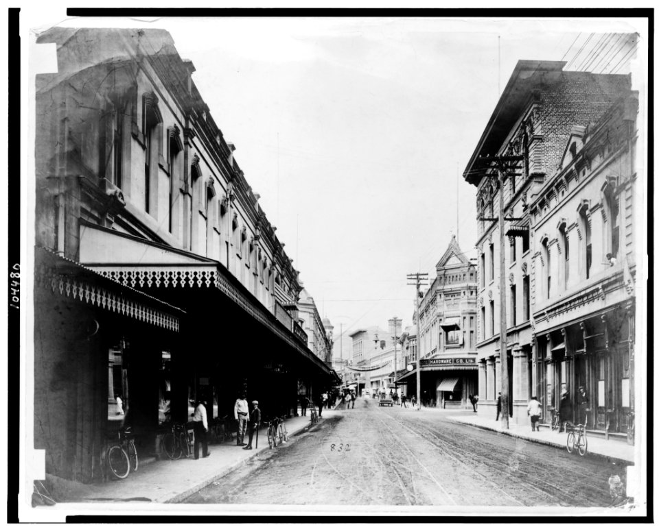 Stores on Fort Street, Honolulu, Hawaii LCCN91796057