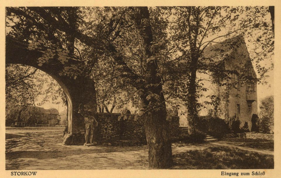 Storkow (Mark), Brandenburg - Schloss, Eingang (Zeno Ansichtskarten)