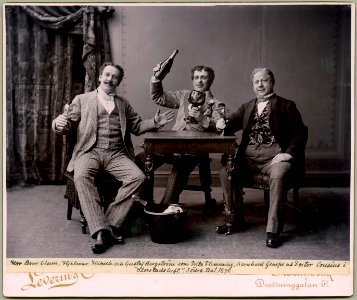 Storstadsluft, Södra teatern 1892. Rollporträtt - SMV - H9 151