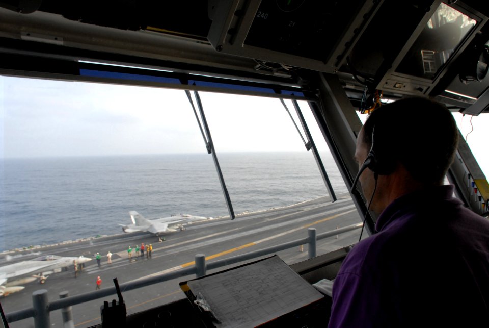 Stowing and watching aboard the USS Ronald Reagan DVIDS116330