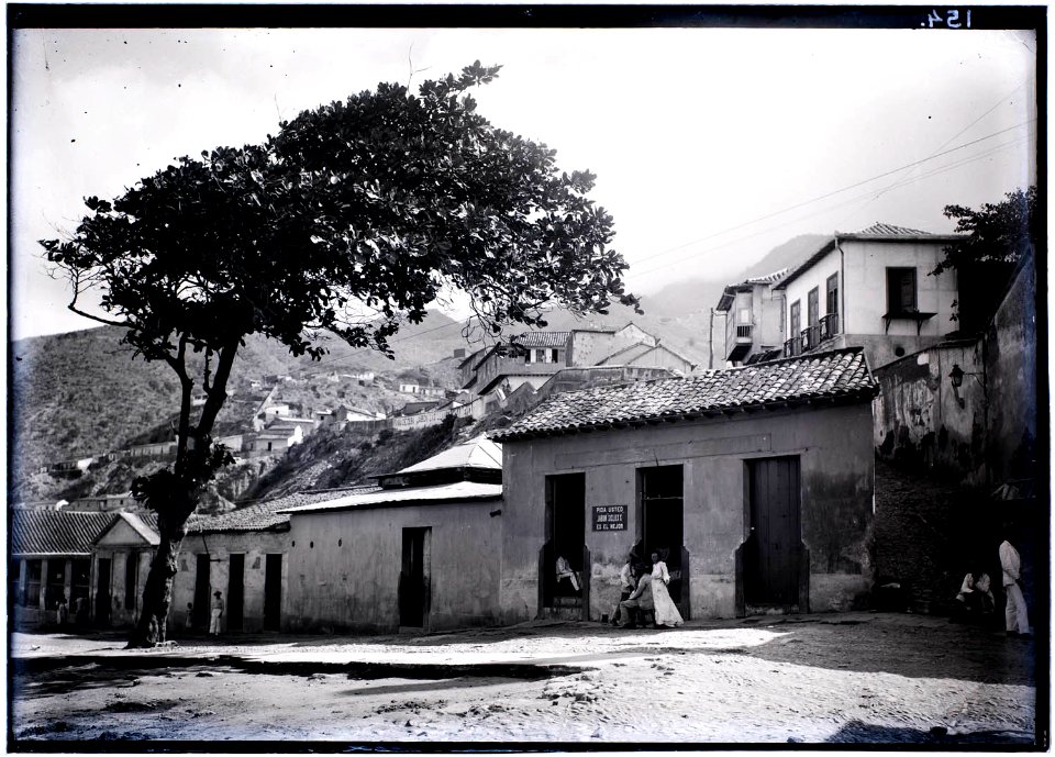 Straatgezicht in La Guayra, Venezuela