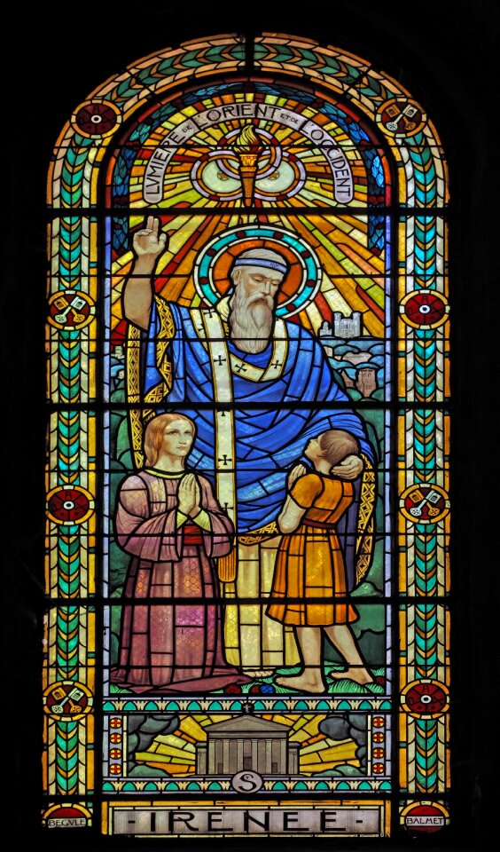 Stained glass windows religion heritage