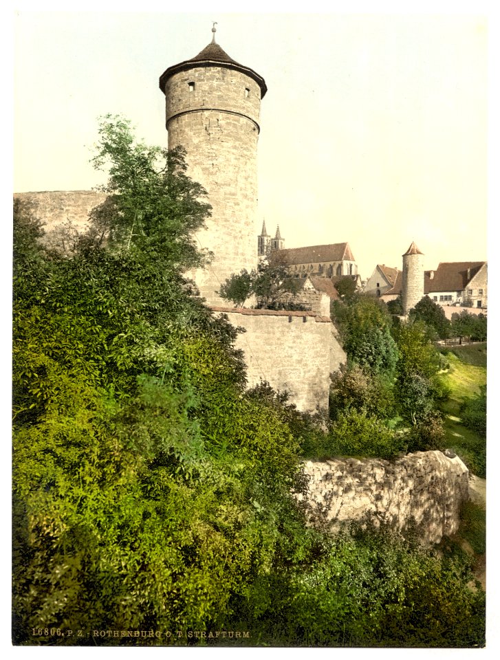 Straft Tower, Rothenburg (i.e. ob der Tauber), Bavaria, Germany-LCCN2002696182